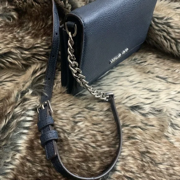 Michael Kors Navy Wallet/Crossbody-NWOT - Picture 6 of 16